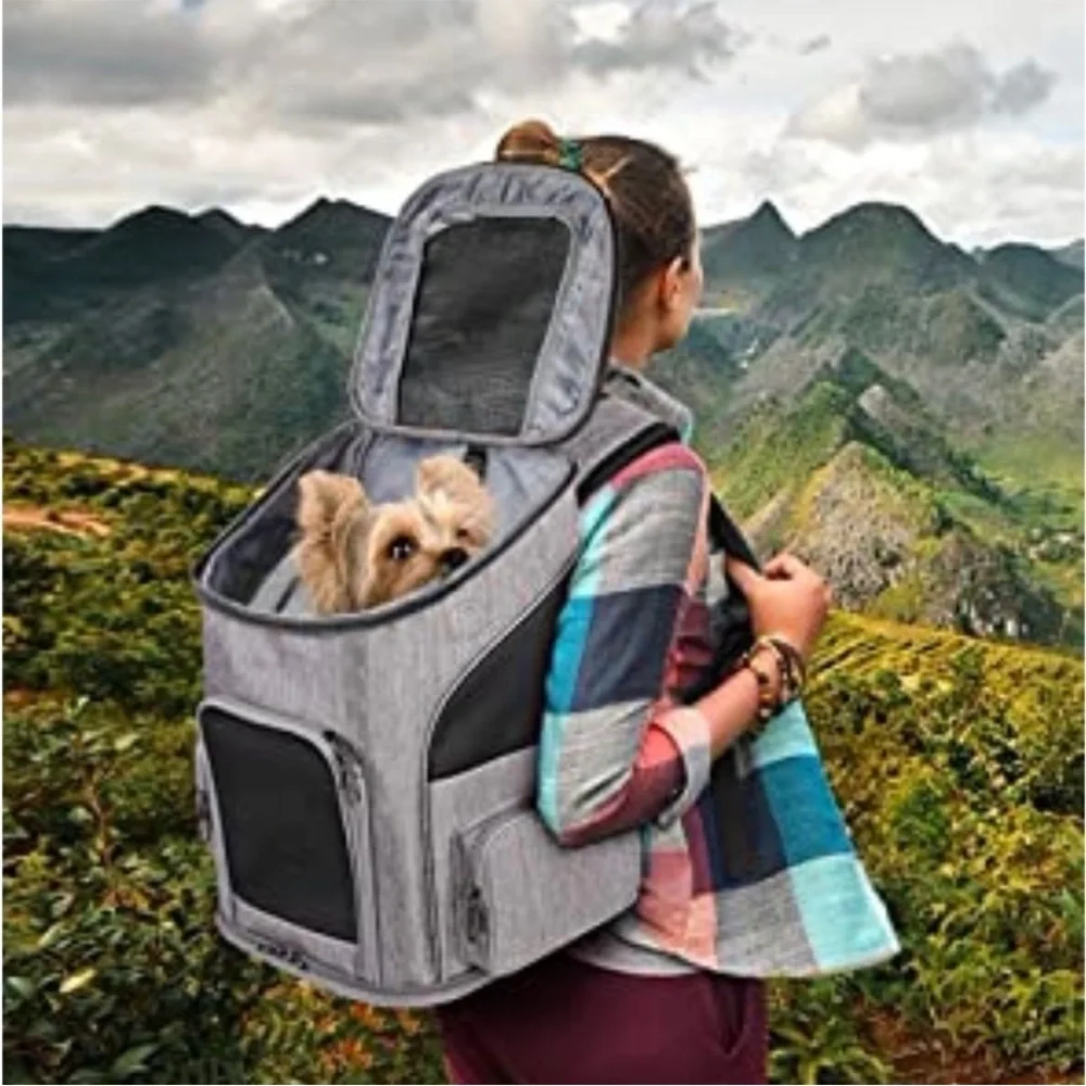 Ytonet Dog/Pet Backpack Carrier with Mesh for Small Dogs & Cats. New